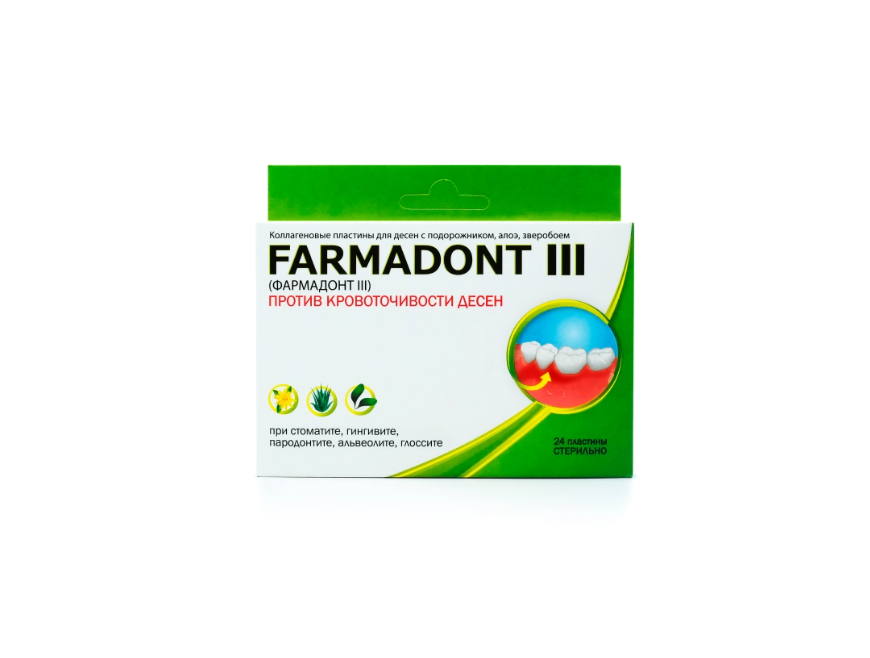 ФАРМАДОНТ пластины д/десен при кровоточивости 24 шт. ФАРМАДОНТ пластины д/десен при кровоточивости 24 шт.