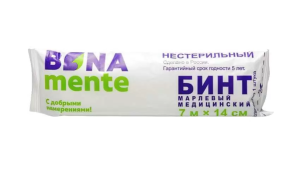 БОНА МЕНТЕ (BONA MENTE) бинт стерильный 7м x 14см