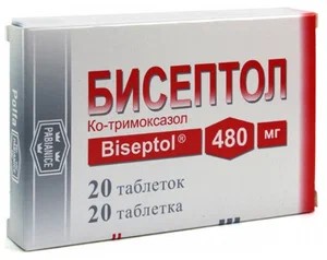 БИСЕПТОЛ таб 480мг 20 шт.
