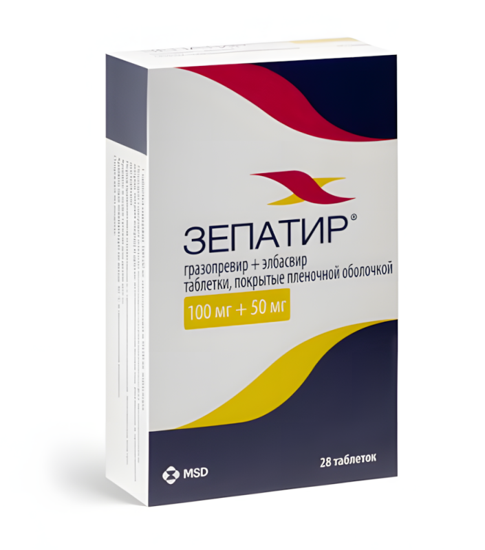 ЗЕПАТИР таб п/об 100мг+50мг n28