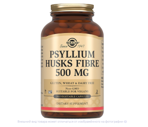 СОЛГАР (БАД) Псиллиум капс. 500мг 200 шт.