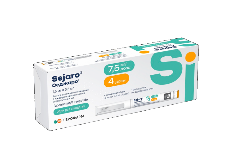 МУНДЖАРО р-р д/ин. (шприц в автоинжекторе) 7.5мг - 0.5мл 4 шт.