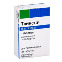 ТВИНСТА таб 5мг + 80мг n28