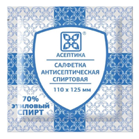 САЛФЕТКИ антисептические спиртовые 6х10см 1 шт.