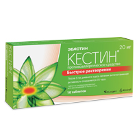 КЕСТИН таб лиоф. 20мг 10 шт.