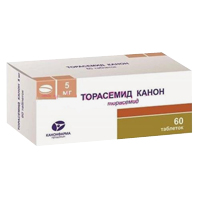 ТОРАСЕМИД таб 5мг n20