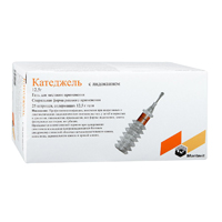 КАТЕДЖЕЛЬ С ЛИДОКАИНОМ гель (шприц) 12.5г 25 шт.