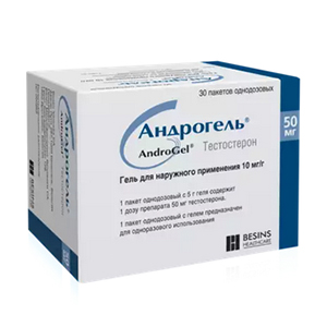 АНДРОГЕЛЬ гель (пак.) 1% - 5г 30 шт.