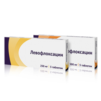 ЛЕВОФЛОКСАЦИН таб п/об 500мг 10 шт.
