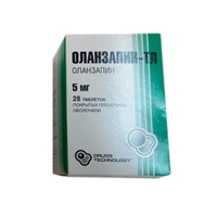 ОЛАНЗАПИН таб п/об 5мг 28 шт.