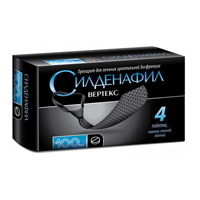 СИЛДЕНАФИЛ таб п/об 100мг 4 шт.