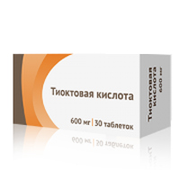 ТИОКТОВАЯ КИСЛОТА таб п/об 600мг 28 шт.