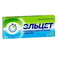 ЭЛЬЦЕТ таб п/об 5мг 14 шт.