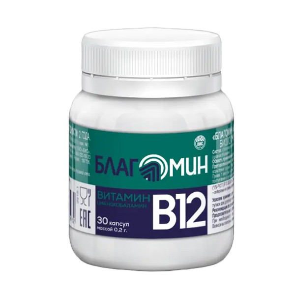 БЛАГОМИН ВИТАМИН В12 капс. 90 шт.