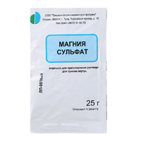 МАГНИЯ СУЛЬФАТ пор. 25г 1 шт.