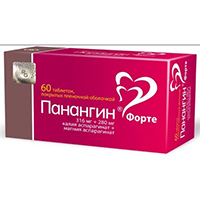Панангин Форте таб. п/пл. об. 316мг + 280мг №60