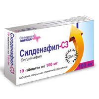 СИЛДЕНАФИЛ таб п/об 100мг 12 шт.