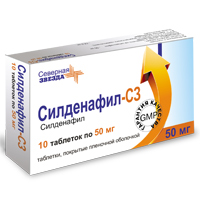 СИЛДЕНАФИЛ таб п/об 50мг 10 шт.