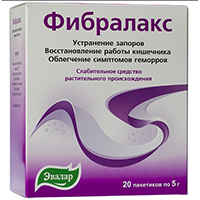 ФИБРАЛАКС пор. д/сусп. (пак.) 5г 20 шт.