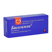 БИСОГАММА таб п/об 5мг 30 шт.