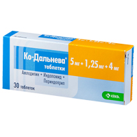 КО-ДАЛЬНЕВА таб 5мг+1.25мг+4мг 30 шт.