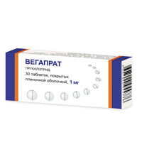 ВЕГАПРАТ таб п/об 1мг 30 шт.