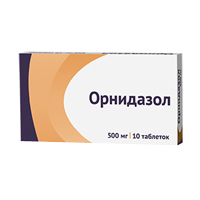 ОРНИДАЗОЛ таб п/об 500мг 10 шт.
