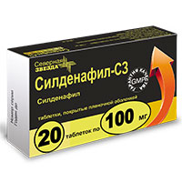 СИЛДЕНАФИЛ таб п/об 25мг 14 шт.