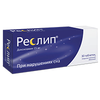 РЕСЛИП таб п/об 15мг 30 шт.