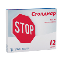 СТОПДИАР капс. 200мг 12 шт.