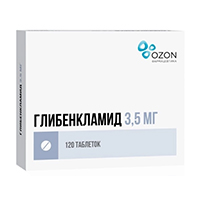 ГЛИБЕНКЛАМИД таб 3.5мг 120 шт.