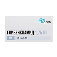 ГЛИБЕНКЛАМИД таб 1.75мг 120 шт.