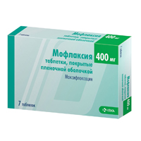МОФЛАКСИЯ таб п/об 400мг n5
