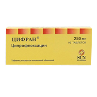ЦИФРАН таб п/об 250мг 10 шт.