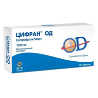 ЦИФРАН ОД таб п/об пролонг. 1г 10 шт.