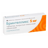 БРИНТЕЛЛИКС таб п/об 5мг 28 шт.