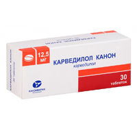 КАРВЕДИЛОЛ таб 12.5мг 30 шт.