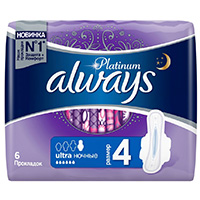 ПРОКЛАДКИ ГИГИЕНИЧЕСКИЕ Котекс (Kotex) Natural Ночные 6 шт.