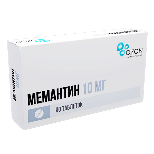 МЕМАНТИН таб п/об 10мг 90 шт.