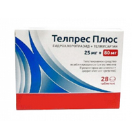 ТЕЛПРЕС ПЛЮС таб 80мг+25мг 28 шт.