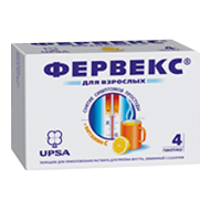 ФЕРВЕКС пор. с сахаром (саше) 4 шт.