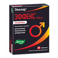 ЭФФЕКС СИЛДЕНАФИЛ таб п/об 100мг 4 шт.