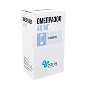 ОМЕПРАЗОЛ лиоф. д/р-ра д/ин. (фл.) 40мг n1