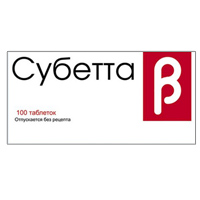 СУБЕТТА таб д/расс. 100 шт. СУБЕТТА таб д/расс. 100 шт.