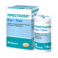 ПРЕСТИЛОЛ таб п/об 5мг+10мг 30 шт.