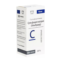СУЛЬФАЦИЛ НАТРИЯ капли гл. (фл.) 20% - 10мл 1 шт.
