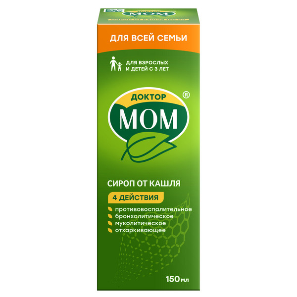 ДОКТОР МОМ сироп (фл.) 150мл 1 шт.