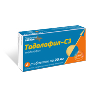 ТАДАЛАФИЛ таб п/об 20мг 8 шт.