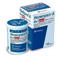 Нолипрел А Би-форте таб. п/пл. об. 10мг + 2,5мг №30