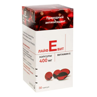 ЛАЙФЕВИТ капс. 400мг 30 шт.